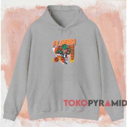 Florida Gators Big Mascot Football Shirt Grey Hoodie