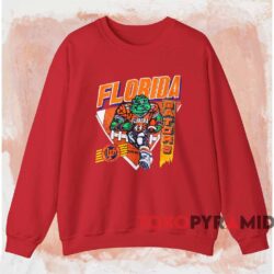 Florida Gators Big Mascot Football Shirt Red Sweatshirt