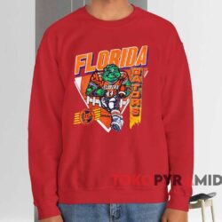 Florida Gators Big Mascot Football Shirt Red Sweatshirt