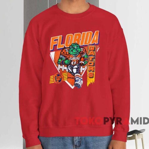 Florida Gators Big Mascot Football Shirt Red Sweatshirt