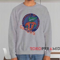 Florida Gators Circle Mascot Logo Shirt 3 Florida Gators Circle Mascot Logo Shirt Grey Sweatshirt