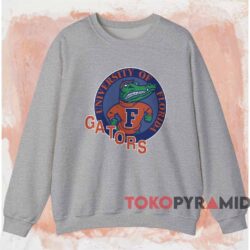 Florida Gators Circle Mascot Logo Shirt 4 Florida Gators Circle Mascot Logo Shirt Grey Sweatshirt
