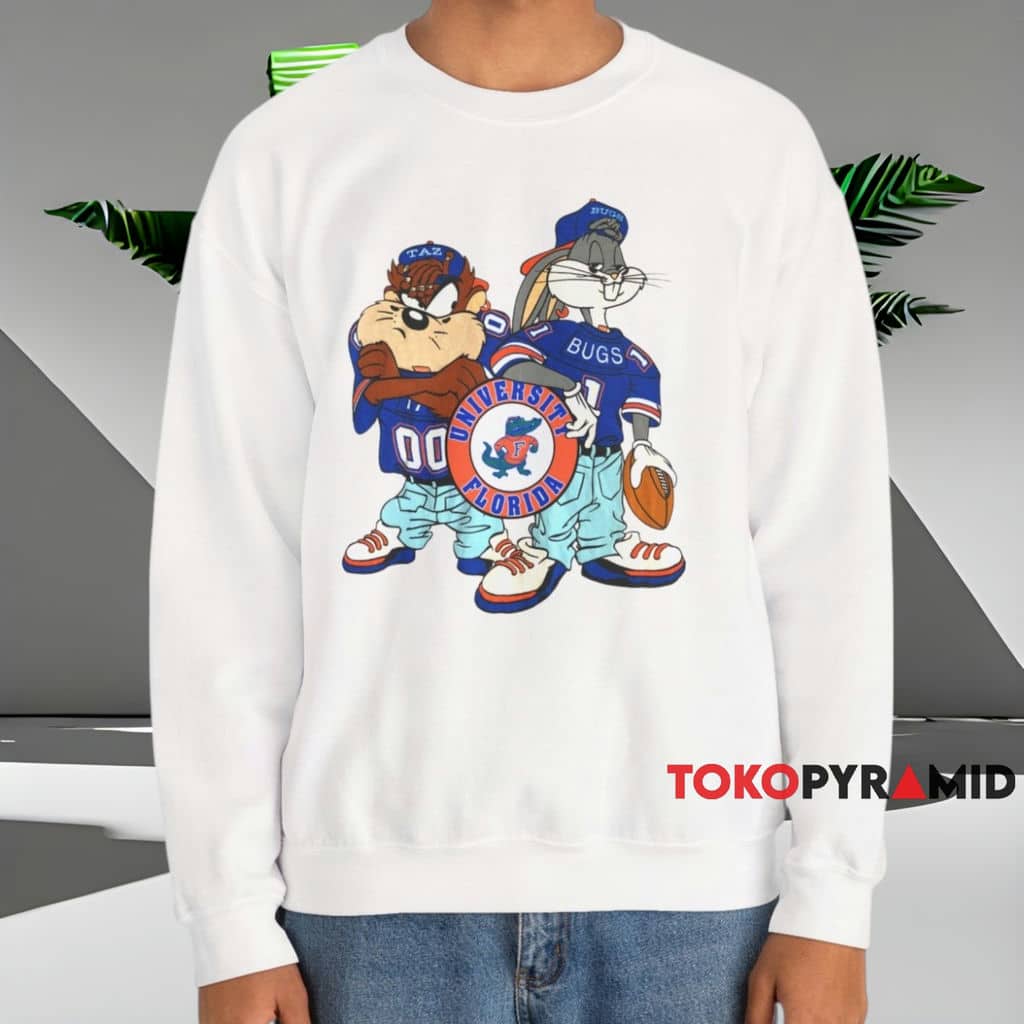 Florida Gators Looney Tunes Shirt White Sweatshirt Florida Gators Looney Tunes Shirt White Sweatshirt