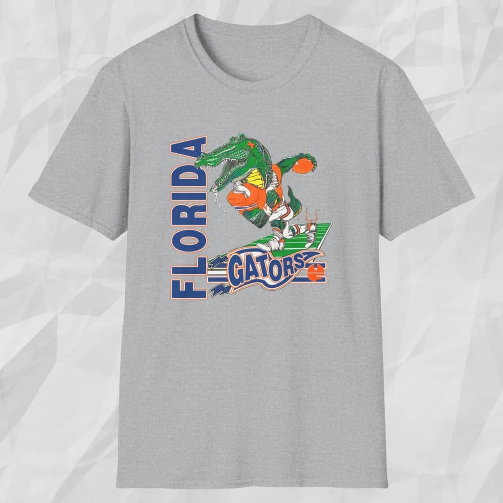 Florida Gators Vintage Mascot Football Shirt Grey T shirt Florida Gators Vintage Mascot Football Shirt Grey T shirt