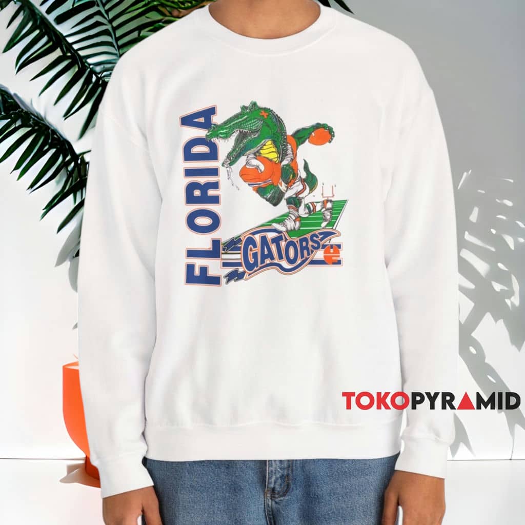 Florida Gators Vintage Mascot Football Shirt White Sweatshirt Florida Gators Vintage Mascot Football Shirt White Sweatshirt
