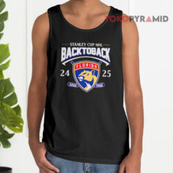 Florida Panthers 2025 National Hockey Back To Back Champions Shirt 2 Florida Panthers 2025 National Hockey Back To Back Champions Tank Top