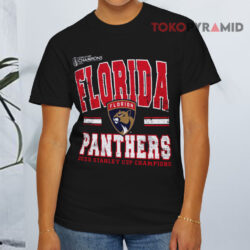 Florida Panthers 2025 Stanley Cup Champions Black T shirt