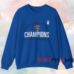 Florida Panthers Stanley Cup Champions Rush Shirt 3 Florida Panthers Stanley Cup Champions Rush Tri blend Shirt Blue Sweatshirt