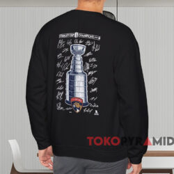 Florida Panthers Stanley Cup Champions Signature Roster Shirt 4 Florida Panthers Stanley Cup Champions Signature Roster Shirt Black Sweatshirt