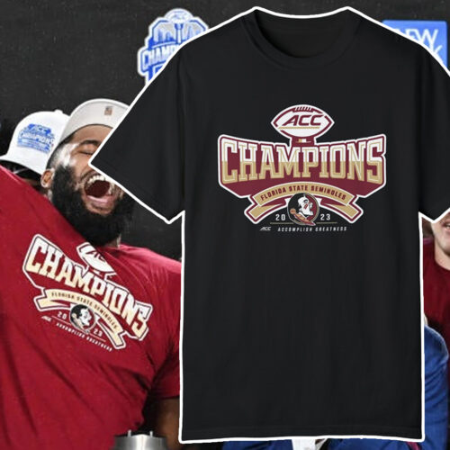 Florida State Acc Champions T-shirt Black T shirt Florida State Acc Champions T-shirt Black T shirt