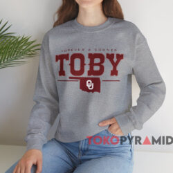 Forever A Sooner Toby Shirt 4 Forever A Sooner Toby Shirt Grey Sweatshirt
