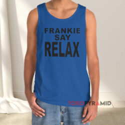 Frankie Say Relax Shirt 4 Frankie Say Relax Blue Tank Top
