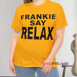 Frankie Say Relax Yellow T shirt
