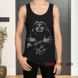 Freddie Mercury Queen Band Sign Shirt 2 Freddie Mercury Queen Band Sign Black Tank Top