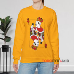 Freddie Mercury Queen Card Theme Yellow Sweatshirt