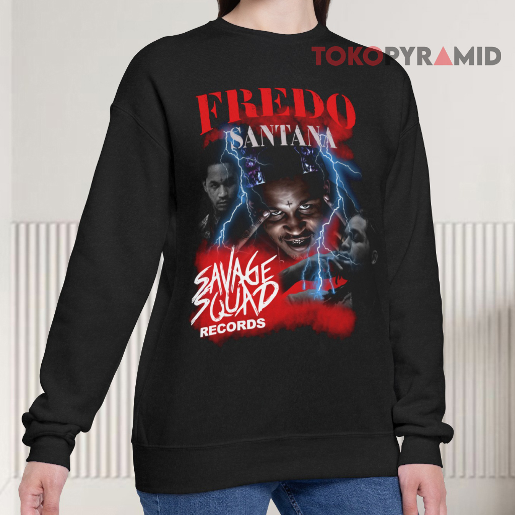 Fredo Santana Vintage Rap Black Sweatshirt Fredo Santana Vintage Rap Black Sweatshirt