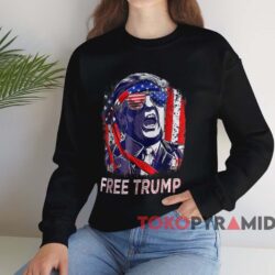 Free Donald Trump 2024 Shirt Black Sweatshirt