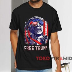 Free Donald Trump 2024 Shirt Black T shirt