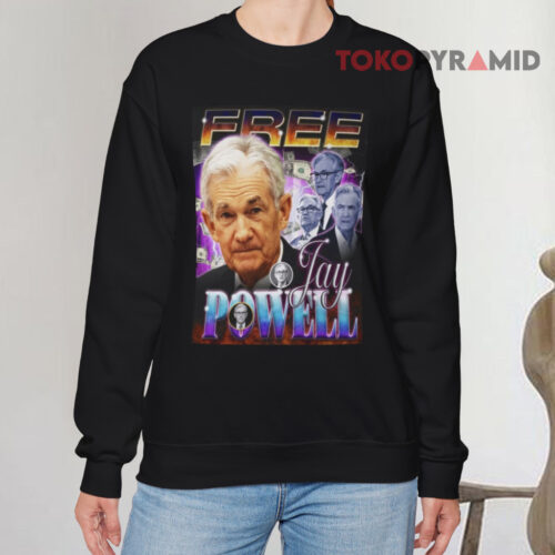 Free Jay Powell Black Sweatshirt