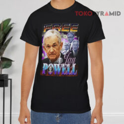 Free Jay Powell Black T shirt