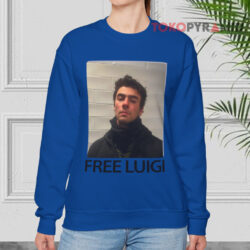 Free Luigi Mugshot Shirt 3 Free Luigi Mugshot Sweatshirt