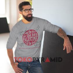 Free Palestine From The River To The Sea Palestine Grey Sweatshirt