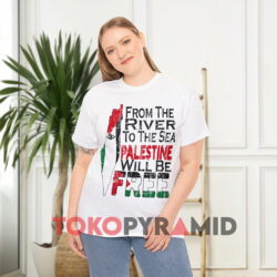Free Palestine From The River To The Sea White T shirt
