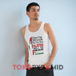 Free Palestine From The River To The Sea Shirt 2 Free Palestine From The River To The Sea White Tank Top