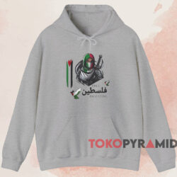 Free Palestine Shirt 2 Free Palestine Shirt Grey Hoodie