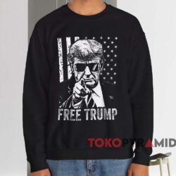 Free Trump 2024 Shirt Black Sweatshirt