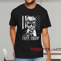 Free Trump 2024 Shirt Black T shirt