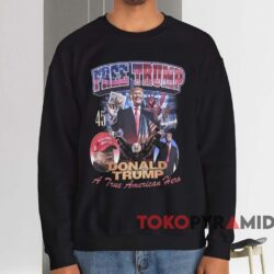 Free Trump A True American Hero Shirt Black Sweatshirt