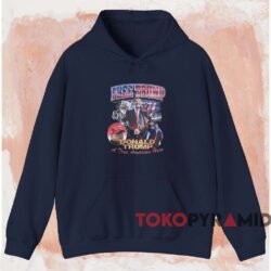Free Trump A True American Hero Shirt Navy Hoodie