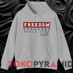 Freedom Since 1776 Sean Strickland Shirt Grey Hoodie