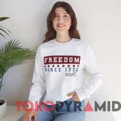 Freedom Since 1776 Sean Strickland Shirt White Sweatshirt