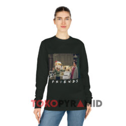 Friends Turkey Head Monica Portrait Shirt 4 Friends Turkey Head Monica Portrait Black Long sleeved