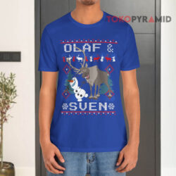 Frozen Olaf Sven Ugly Christmas Sweatshirt 2 Frozen Olaf Sven Ugly Christmas T shirt