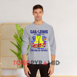 Gail Lewis We Salute You The End Of An Era 2013-2023 Shirt 4 Gail Lewis We Salute You The End Of An Era 2013 2023 Grey Long sleeved