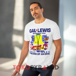 Gail Lewis We Salute You The End Of An Era 2013 2023 White T shirt