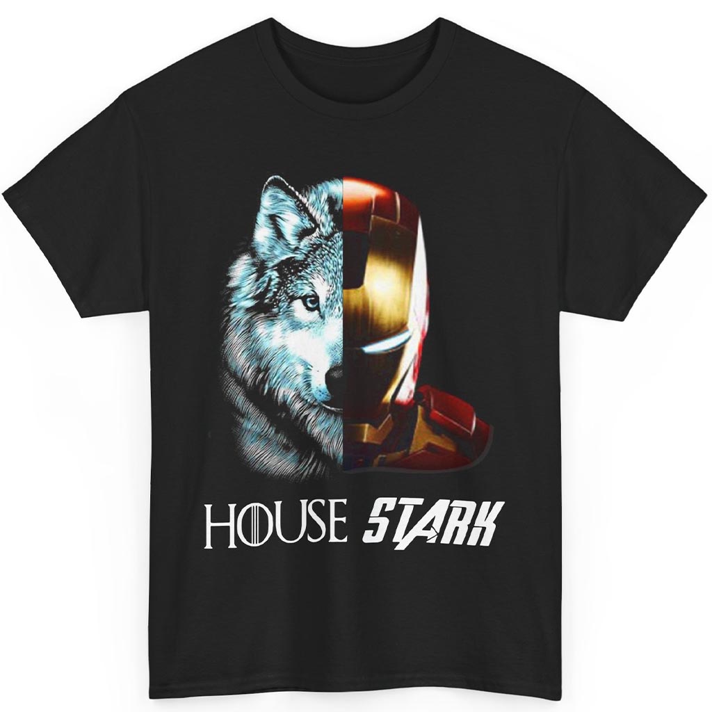 Game Of Thrones Wolf Iron Man House Stark Shirt Game Of Thrones Wolf Iron Man House Stark Shirt