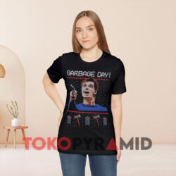Garbage Day Ugly Christmas Black T shirt