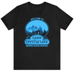 Camp Crystal Lake Friday The 13th T-shirt 5 Geek Teez Camp Crystal Lake Friday The 13th T shirt