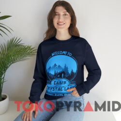 Camp Crystal Lake Friday The 13th T-shirt 3 Geek Teez Camp Crystal Lake Friday The 13th T shirt Navy Sweatshirt