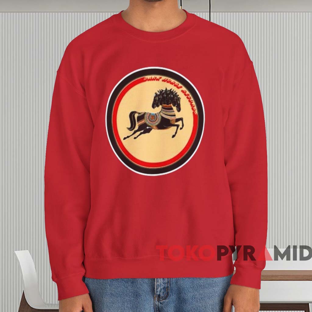 Maglietta Ufficiale Uomo Rock Off George Harrison 'Dark Horse Logo' - Cotone Morbido, Stampa Front/Retro