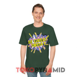 George Kittle Wearing Be Great Today Shirt 4 George Kittle Wearing Be Great Today Green T shirt