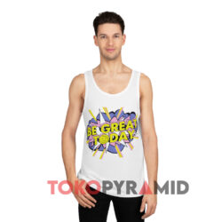 George Kittle Wearing Be Great Today White Tank Top