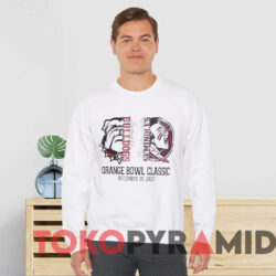 Georgia Bulldogs Florida State Seminoles 2003 Orange Bowl T-Shirt 2 Georgia Bulldogs Vs Florida State Seminoles Orange Bowl Classic December 30 2023 T shirt White Sweatshirt