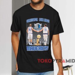 Germinator Luka Magic Dirk Nowitzki And Luka Doncic Dallas Mavericks Signatures Shirt Black T shirt