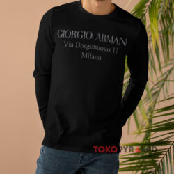 Giorgio Armani Via Borgonuovo 11 Milano Shirt 2 Giorgio Armani Via Borgonuovo 11 Milano Long sleeved