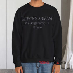 Giorgio Armani Via Borgonuovo 11 Milano Shirt 4 Giorgio Armani Via Borgonuovo 11 Milano Sweatshirt